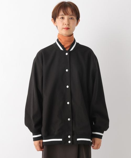 LEPSIM（レプシィム）の「オーバーライトスタジャン（ジャケット/アウター・レディース・ブラック09/ネイビー88・FREE SIZE）」の6枚目の写真