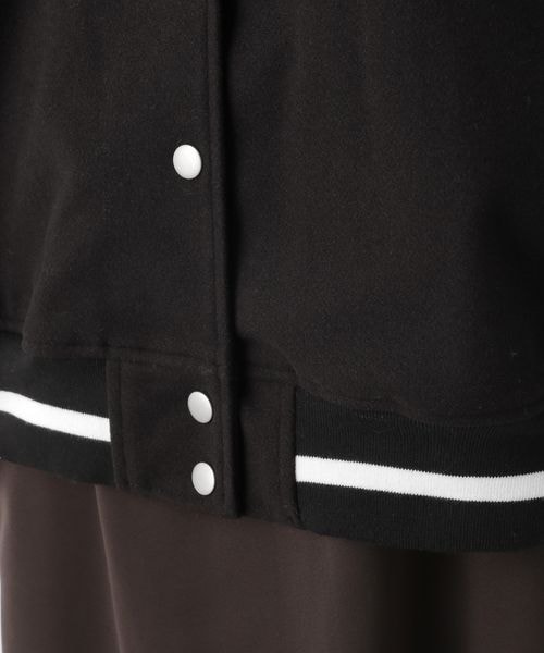 LEPSIM（レプシィム）の「オーバーライトスタジャン（ジャケット/アウター・レディース・ブラック09/ネイビー88・FREE SIZE）」の12枚目の写真