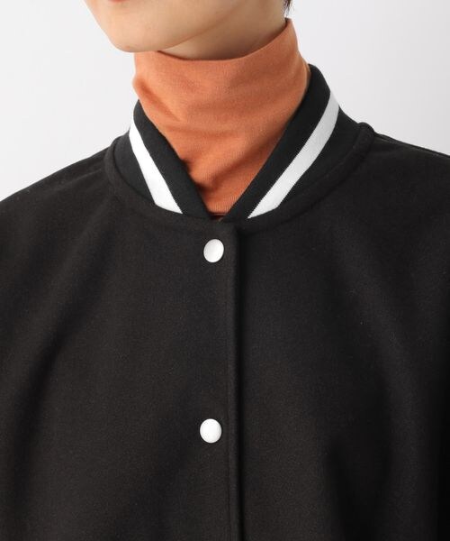 LEPSIM（レプシィム）の「オーバーライトスタジャン（ジャケット/アウター・レディース・ブラック09/ネイビー88・FREE SIZE）」の9枚目の写真