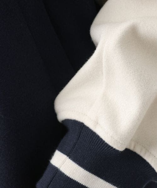 LEPSIM（レプシィム）の「オーバーライトスタジャン（ジャケット/アウター・レディース・ブラック09/ネイビー88・FREE SIZE）」の16枚目の写真