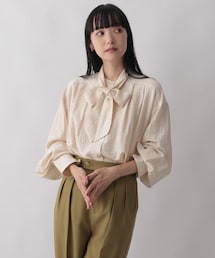 LOWRYS FARM | ボウタイブラウス(トップス)