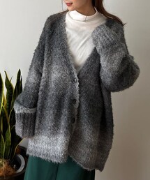 LOWRYS FARM | グラデーションカーディガンロングスリーブ(トップス)