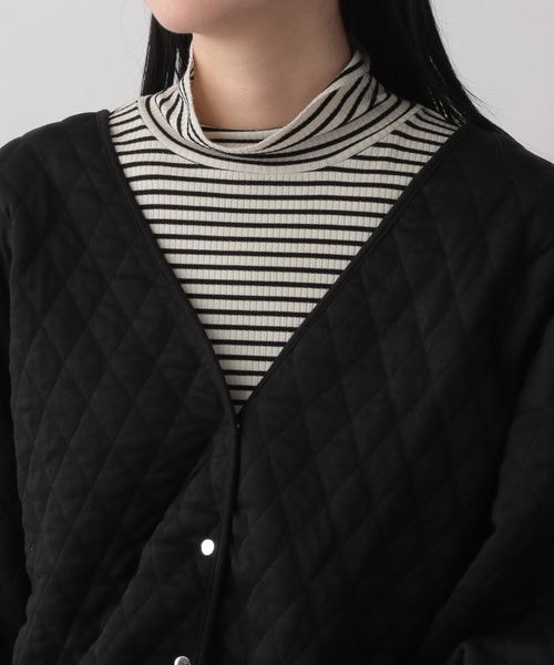 LOWRYS FARM(ローリーズファーム)の「キルトカーディガン(トップス・レディース・ホワイト05/ブラック09/グリーン75・F)」の14枚目の写真
