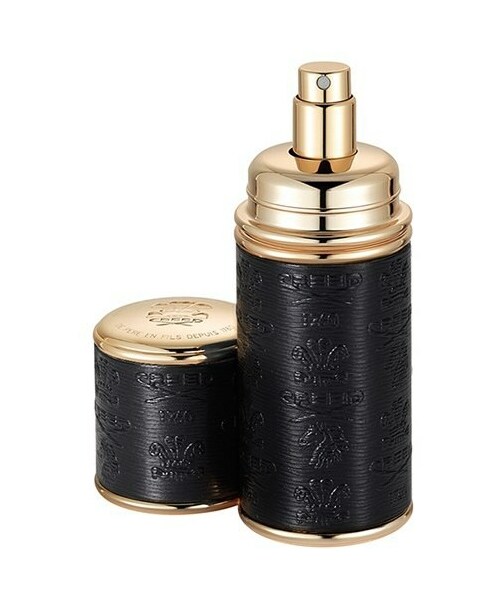 Creed（クリード）の「Creed Black with Gold Trim Leather Atomizer（香水）」 - WEAR