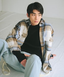 Kastane（カスタネ）の「【WHIMSIC】HEAVY FLANNEL CHECK SHIRT（シャツ/ブラウス）」