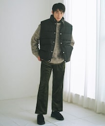 Kastane（カスタネ）の「【WHIMSIC】RETRO PADDING VEST（ベスト）」