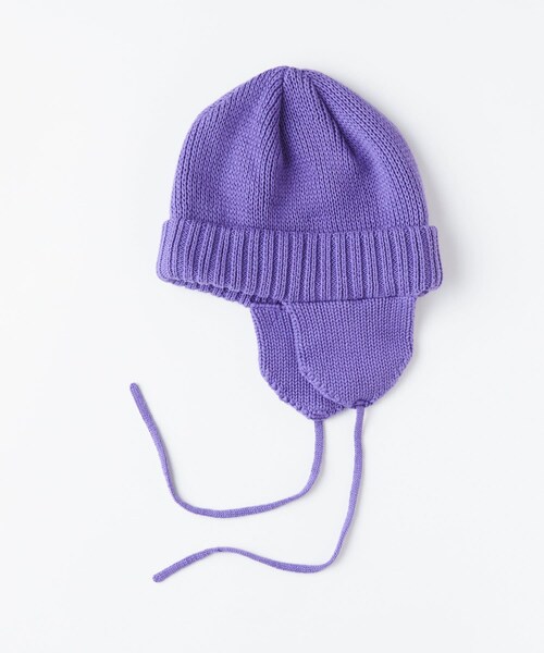 Kastane（カスタネ）の「【WHIMSIC】PLAIN KNIT GUIDE（ハット・レディース・パープル/ブラウン/ブラック・F）」の2枚目の写真