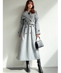 RESEXXY | ウールライクトレンチコート(トレンチコート)