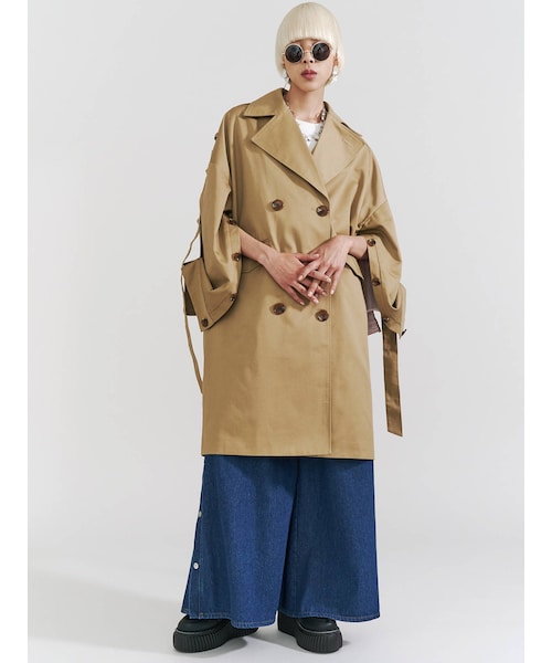 MANDARIN COCOON COAT-PAMEO POSE パメオポーズ PAMEO POSE(パメオポーズ) / Mandarin Cocoon/マンダリン