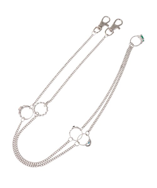 PAMEO POSE(パメオポーズ)の「Toy Ring Wallet Chain(その他雑貨・シルバー・F)」の2枚目の写真