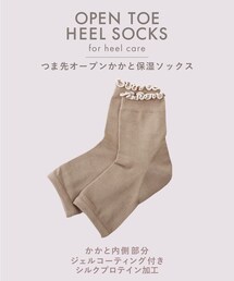 3coins（3coins）の「つま先オープンかかと保湿ソックス（その他雑貨・レディース）」
