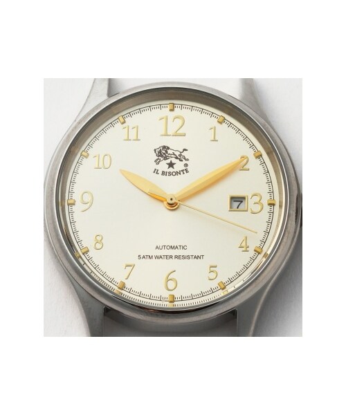 IL BISONTE（イルビゾンテ）の「IL BISONTE / イルビゾンテ: ウォッチムーブメント 2（腕時計・メンズ・ホワイト/ナチュラル・フリー）」の2枚目の写真