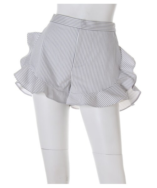 SNIDEL（スナイデル）の「オーガンジーショートパンツ（ショートパンツ・レディース・IVR/MNT/GRY・0/1）」の3枚目の写真