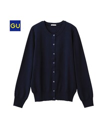 GU | （GU）クルーネックカーディガン（長袖）(ジャケット/アウター)