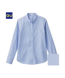 GU | (GU)オックスフォードシャツ(長袖)(トップス)