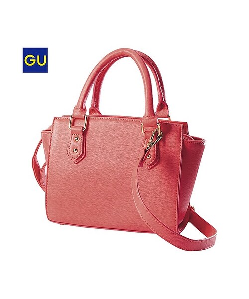 GU（ジーユー）の「（GU）ＷＯＭＥＮ２ＷＡＹミニショルダーバッグ（WOMEN ⁄ バッグ・レディース・BLACK/OFF WHITE/YELLOW/PINK・-）」の4枚目の写真