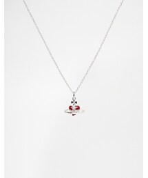 Vivienne Westwood | Vivienne Westwood Rhinestone Heart Pendant Necklace - Red(ネックレス)