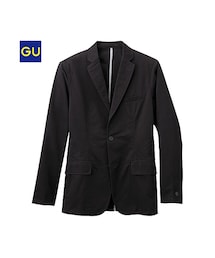 GU | （GU）コットンテーラードジャケット(ジャケット/アウター)