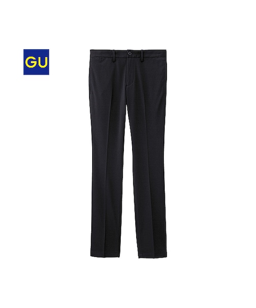 GU(ジーユー)の「(GU)カットソースリムフィットトラウザーA(MEN ⁄ チノ・イージーパンツ・デザインパンツ・メンズ・BLACK/NAVY/GRAY・M/XL/S/L)」の1枚目の写真