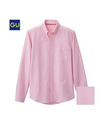 GU | （GU）オックスフォードシャツ（長袖）Ｄ(トップス)