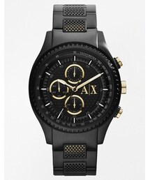 ARMANI EXCHANGE | Armani Exchange Chronograph Black Stainless Steel Watch AX1604 - Black(アナログ腕時計)
