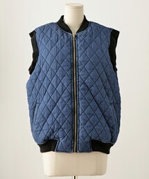 imvely | MА-1キルトベスト(その他アウター)