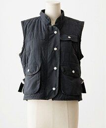 imvely | キルトハイネックベスト(カバーオール)
