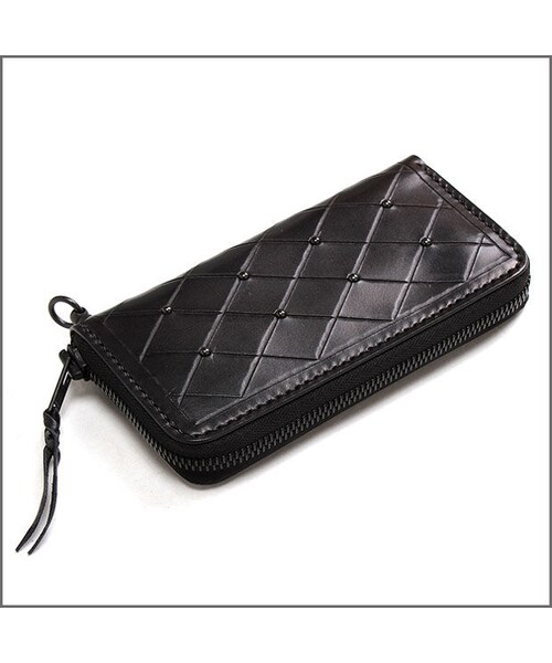 Stores Jp ストアーズドットジェーピー の Black Studs Black Leather Wallet ブラックスタッズ黒革財布 栃木レザー財布 Kobushi Brand 拳brand コブシブランド こぶしぶらんど 財布 Wear