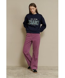 AMONG（アマング）の「[22FW] A CORDUROY SEMI BOOTS CUT PANTS_PURPLE（その他）」