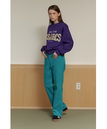 AMONG（アマング）の「[22FW] A CORDUROY SEMI BOOTS CUT PANTS_BLUE（その他）」