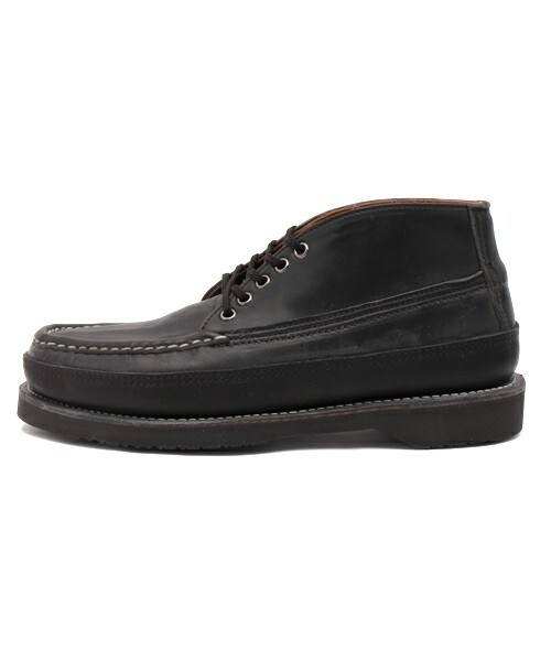 RUSSELL MOCCASIN(ラッセルモカシン)の「RUSSELL MOCCASIN 別注 5-Eyelet Sporting CraysChukka(ブーツ・メンズ・ブラック・US-8h/US-7h/US-8)」の2枚目の写真