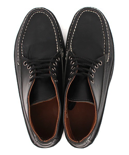 RUSSELL MOCCASIN(ラッセルモカシン)の「RUSSELL MOCCASIN 別注 5-Eyelet Sporting CraysChukka(ブーツ・メンズ・ブラック・US-8h/US-7h/US-8)」の8枚目の写真