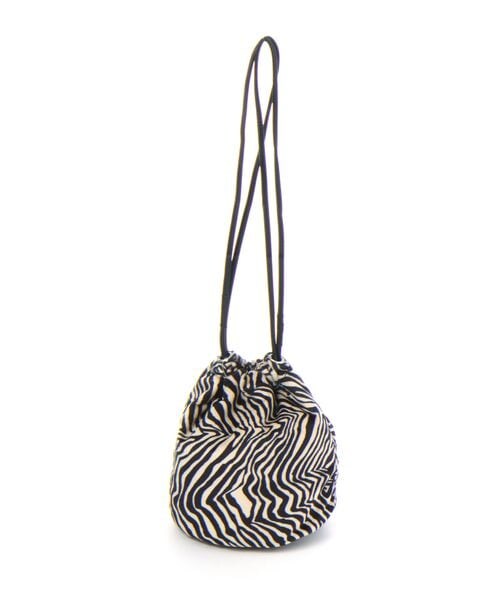 LEPSIM（レプシィム）の「アソート巾着バッグ（バッグ・レディース・ゼブラ01/アイボリー08/ブルー85・ONE SIZE）」の11枚目の写真