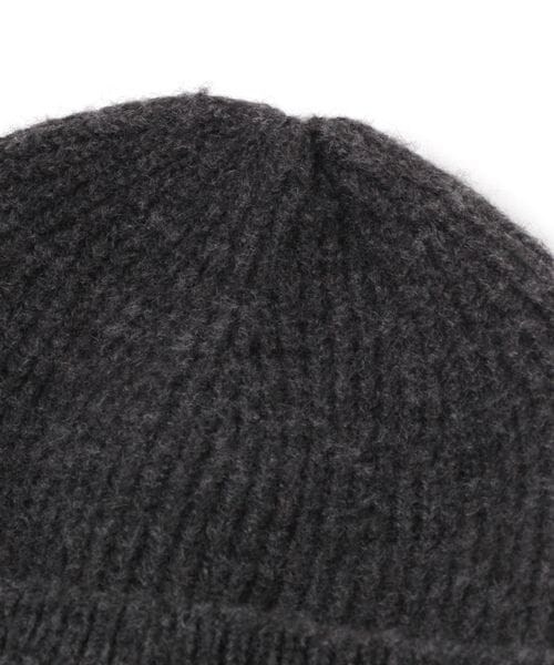 LEPSIM（レプシィム）の「モヘヤ風ニットワッチ（帽子・レディース・アイボリー08/ブラック09/イエロー62・ONE SIZE）」の8枚目の写真