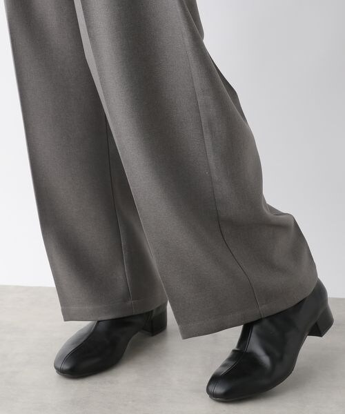 LEPSIM（レプシィム）の「ハイウエストロングタックパンツ（パンツ・レディース・ブラック09/グレー12/ブラウン58・M/L）」の15枚目の写真