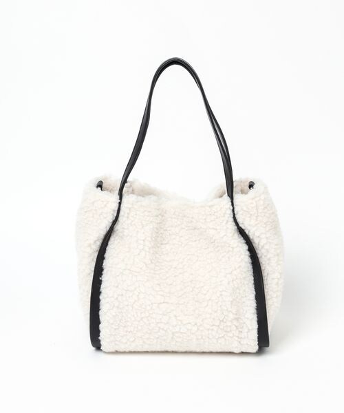 LEPSIM（レプシィム）の「ボアソフト2WAYバッグ（バッグ・レディース・アイボリー08/プラック09/グレージュ51・ONE SIZE）」の22枚目の写真