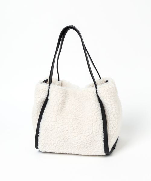LEPSIM（レプシィム）の「ボアソフト2WAYバッグ（バッグ・レディース・アイボリー08/プラック09/グレージュ51・ONE SIZE）」の20枚目の写真