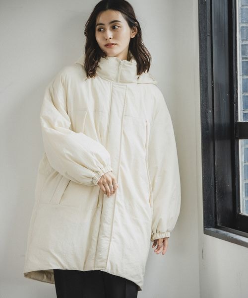 LEPSIM（レプシィム）の「モンスター中綿コート（ジャケット/アウター・レディース・アイボリー08/ブラック09/テラコッタ48・FREE SIZE）」の7枚目の写真