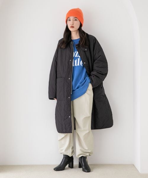 ローリーズファーム　エリツキキルティングコート 楽天市場】【SALE／50%OFF】(W)エリツキキルティングコート