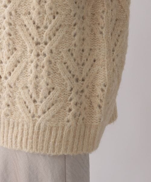 LOWRYS FARM(ローリーズファーム)の「ラメスカシニットカーディガン(トップス・レディース・アイボリー08/ベージュ52/グリーン72・フリーサイズ)」の17枚目の写真