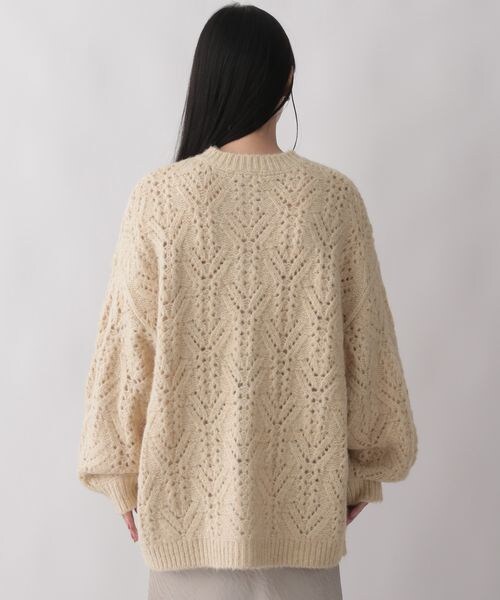 LOWRYS FARM(ローリーズファーム)の「ラメスカシニットカーディガン(トップス・レディース・アイボリー08/ベージュ52/グリーン72・フリーサイズ)」の14枚目の写真