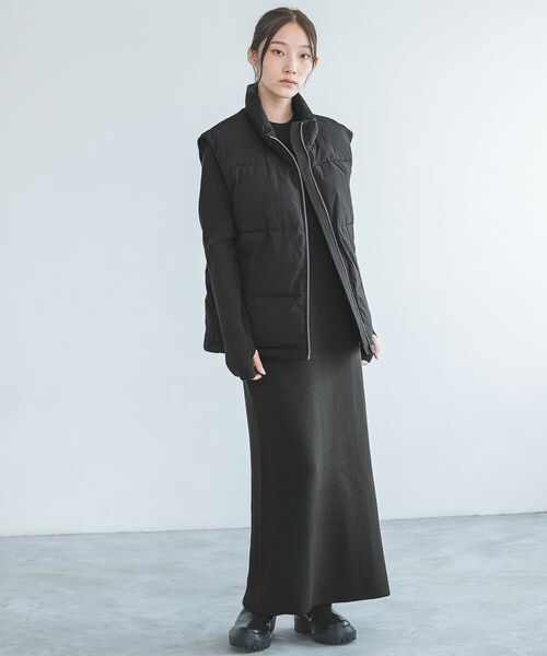 A part by（アパートバイ）の「アゼＩラインワンピース/WEB先行予約（ワンピース/ドレス・レディース・ナチュラル 08/ブラック 09/ダークグリーン 79・フリーサイズ）」の7枚目の写真