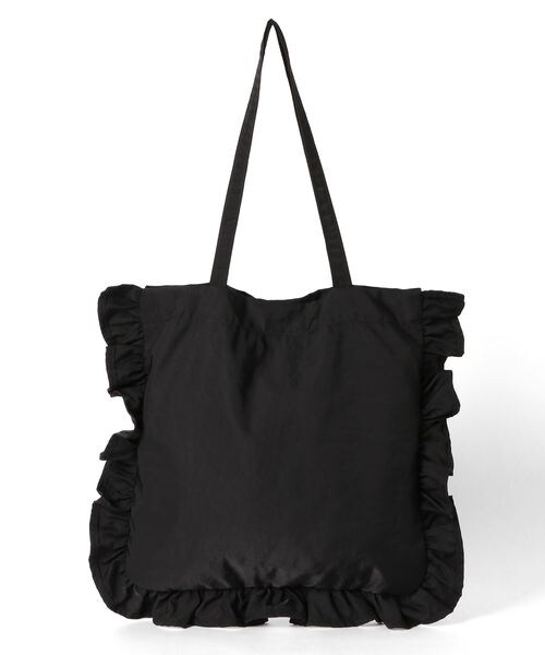 LOWRYS FARM（ローリーズファーム）の「フリルトートバッグ（バッグ・レディース・ブラック09/ベージュ52/カーキ78・フリー）」の9枚目の写真