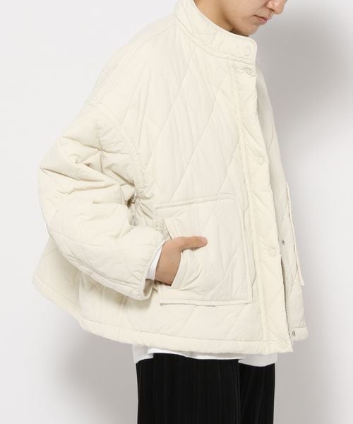 LOWRYS FARM（ローリーズファーム）の「ナカワタショートブルゾン（ジャケット/アウター・レディース・アイボリー08/ブラック09/ブルー85・F）」の21枚目の写真