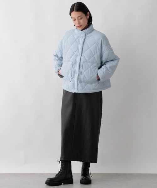 LOWRYS FARM（ローリーズファーム）の「ナカワタショートブルゾン（ジャケット/アウター・レディース・アイボリー08/ブラック09/ブルー85・F）」の19枚目の写真