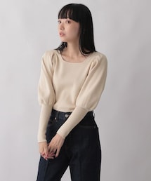 LOWRYS FARM | パワショルニット(トップス)