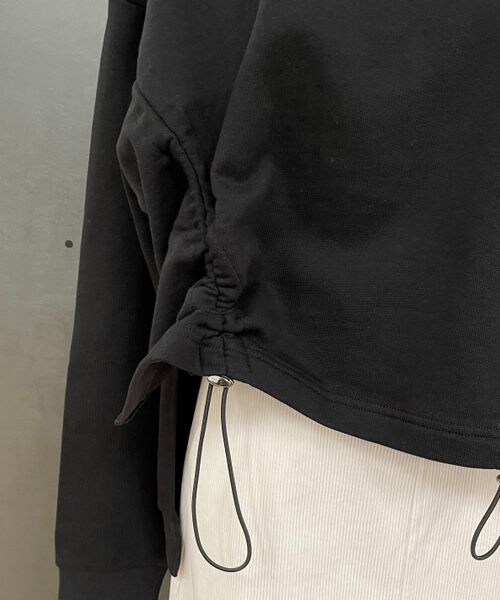 PAGEBOY（ページボーイ）の「ドロスト裏毛プルオーバー（トップス・レディース・オフホワイト05/ブラック09/ブラウン58・F）」の20枚目の写真