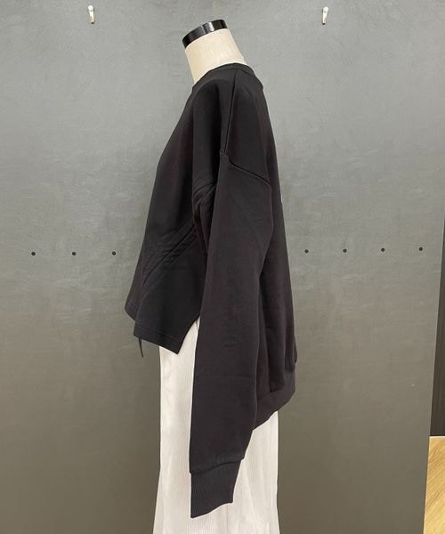 PAGEBOY（ページボーイ）の「ドロスト裏毛プルオーバー（トップス・レディース・オフホワイト05/ブラック09/ブラウン58・F）」の14枚目の写真