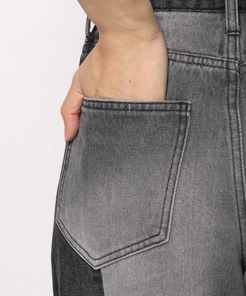 PAGEBOY（ページボーイ）の「パッチワークジーンズ（パンツ・レディース・ブラック09/ブルー85・25inch/26inch）」の18枚目の写真