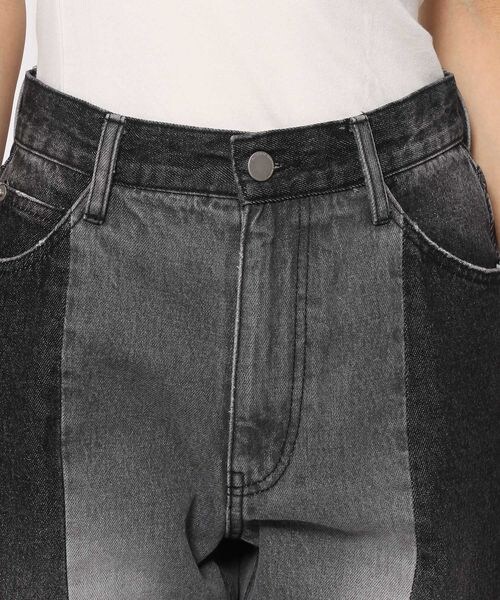 PAGEBOY（ページボーイ）の「パッチワークジーンズ（パンツ・レディース・ブラック09/ブルー85・25inch/26inch）」の16枚目の写真